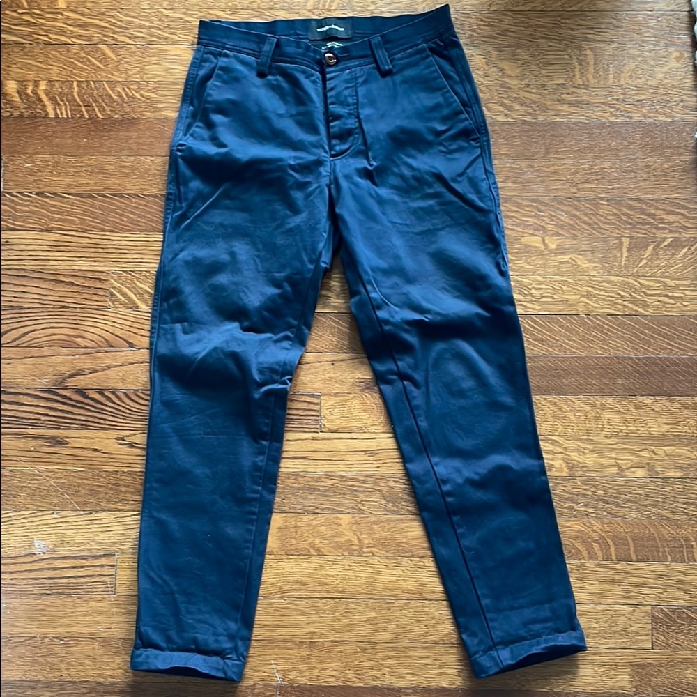 Wings + Horns Blue Chinos Straight-Leg Durable